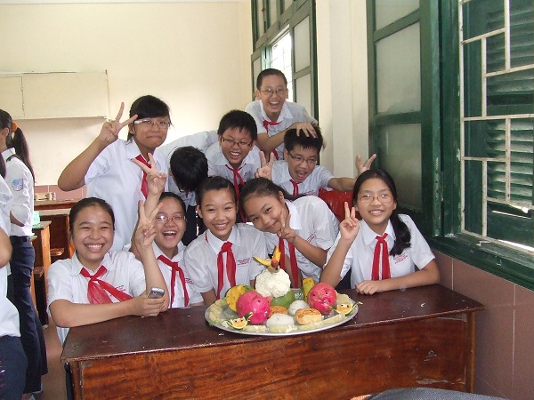 Trung thu - niềm vui của lớp 7A5