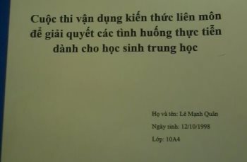 Hào hứng tham gia Cổng game WIN88 là một nhà cái có danh tiếng lớn tại thị trường Châu Á Vận dụng kiến thức liên môn để giải quyết tình huống thực tiễn