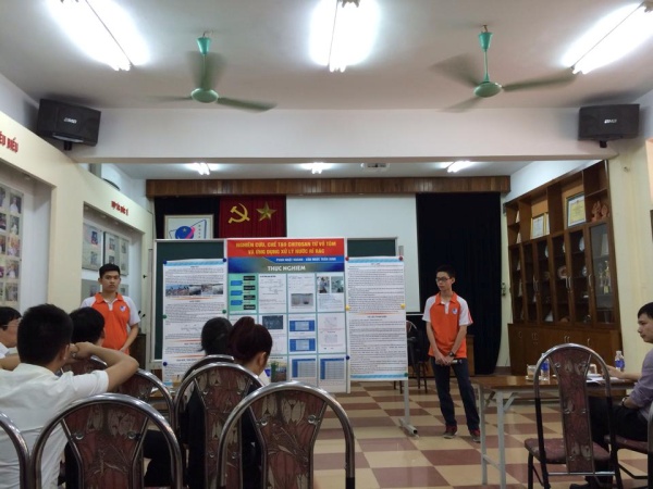 Các nhóm tham dự hội thi nghiên cứu Trang Chủ Win88 Club - Nổ Hũ - Bắn Cá - Tài Xỉu kĩ thuật toàn quốc báo cáo trước Hội đồng Trang Chủ Win88 Club - Nổ Hũ - Bắn Cá - Tài Xỉu
