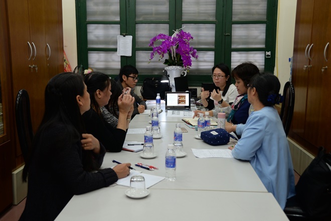 Buổi trao đổi kinh nghiệm với các đồng nghiệp đến từ Anderson Junior College (Singapore)