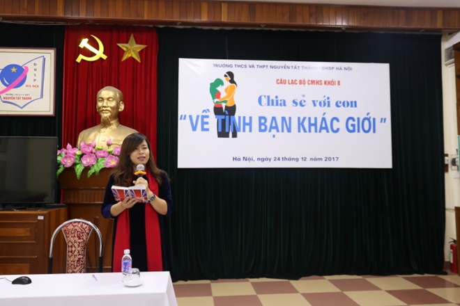 Tìm hiểu về “Tình bạn khác giới” của con cùng các bậc phụ huynh khối 8