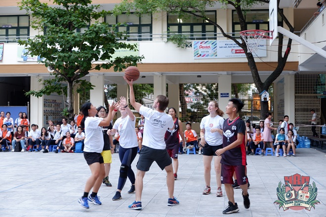 Buổi giao hữu bóng rổ đáng nhớ của Đoàn Win88 nhà cái không bị chặn Frederiksborg Gymnasium