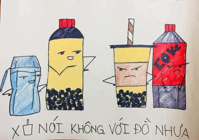 Mầm xanh mọc lên từ sỏi đá