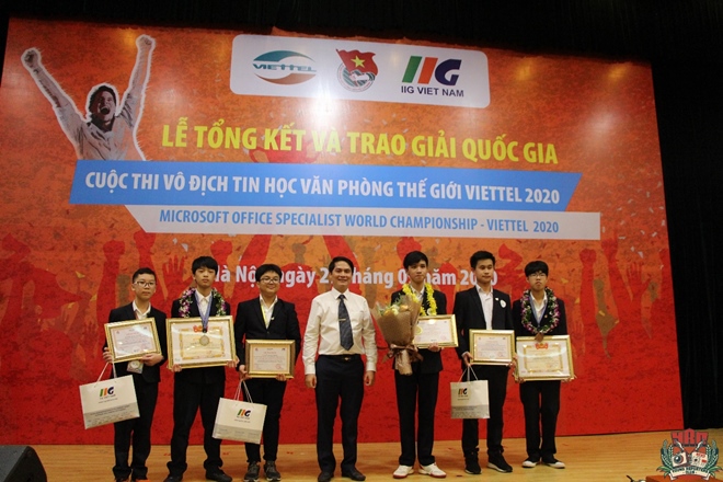 Chung kết Quốc gia Win88 nhàcái khuyến mãi Vô địch Tin học văn phòng thế giới (MOSWC): Rực rỡ mái trường mang tên Bác