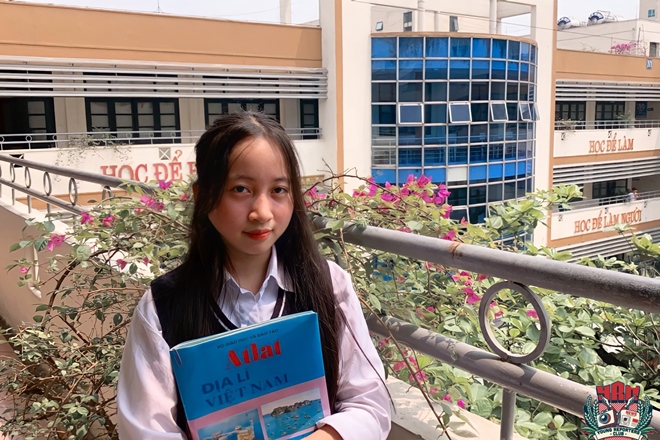 Gặp gỡ Nguyễn Lê Phương Ngân - Cú nhảy vọt xuất sắc của đội tuyển HSG Địa cấp Thành phố