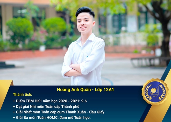 Hoàng Anh Quân - tài năng môn Toán chạm tới trường Đại học mơ ước!