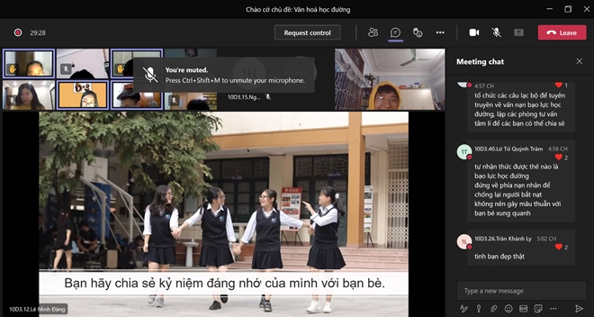 Xây dựng tình bạn đẹp - Chống bạo lực học đường