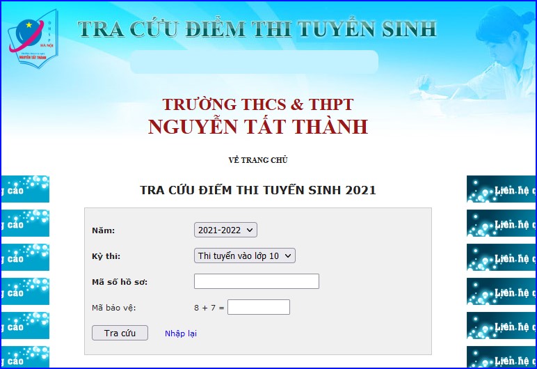 Hướng dẫn tra cứu điểm thi vào lớp 10 năm học 2021 – 2022