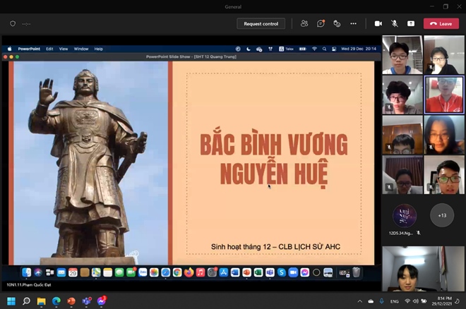 Sinh hoạt CLB Lịch sử chủ đề: Bắc Bình Vương Nguyễn Huệ