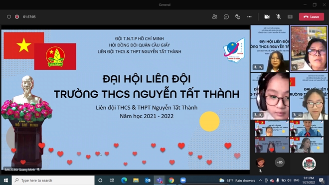 Đại hội Liên đội nhiệm kì 2021 - 2022: Thành công tiếp nối thành công