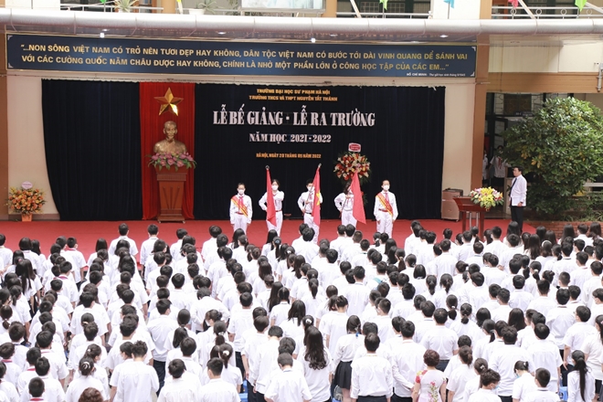 Lễ bế giảng - Lễ ra trường năm học 2021 - 2022: Hẹn gặp những nụ cười trở lại