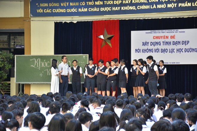 Cùng nhau tạo nên tình bạn đẹp, nói không với bạo lực học đường