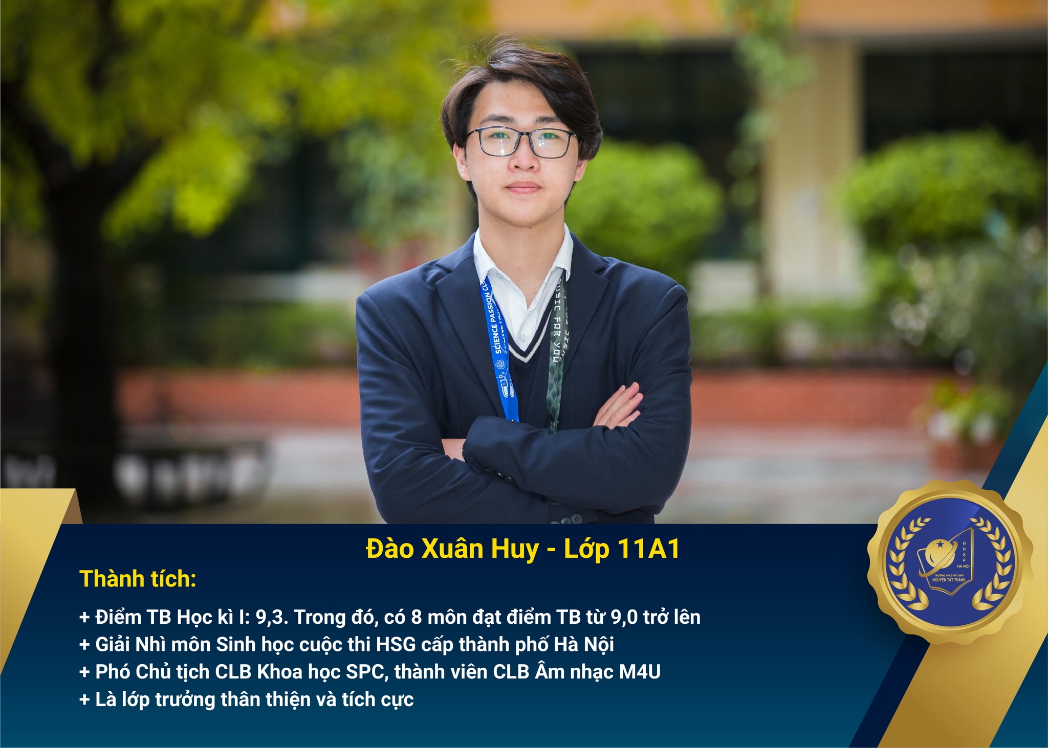 Chân dung Win88 nhà cái không bị chặn nhận Học bổng Nguyễn Tất Thành lần thứ 41 và 42 – Khối 11 - năm học 2021 – 2022