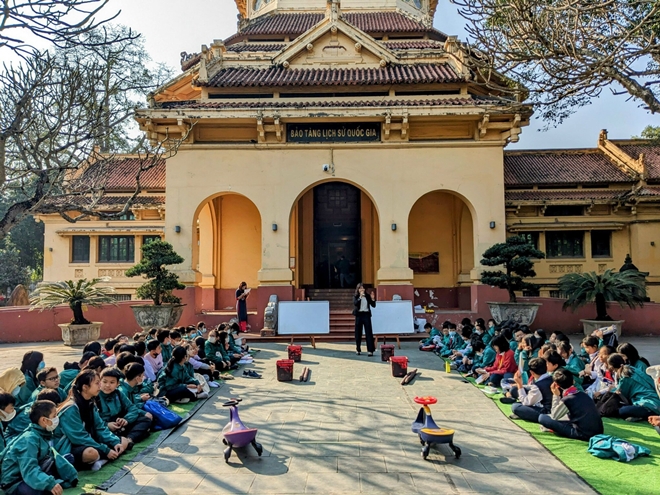 Học trải nghiệm tại Bảo tàng Lịch sử Quốc gia: Tự hào về những trang sử vẻ vang