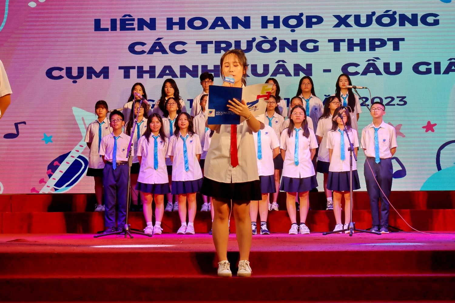 Liên hoan hợp xướng cụm Thanh Xuân - Cầu Giấy: Vang mãi bài ca dâng Đảng kính yêu