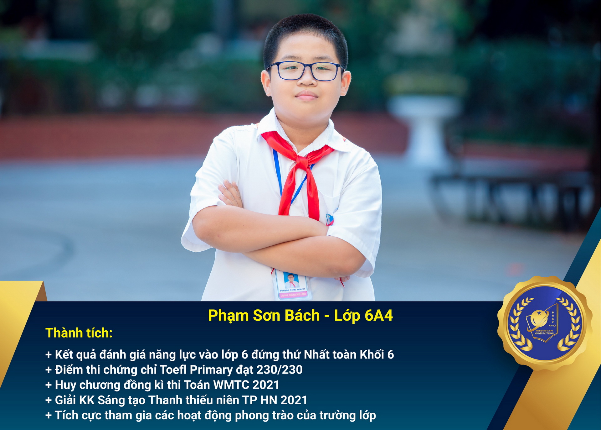 Chân dung Win88 nhà cái không bị chặn nhận Học bổng Nguyễn Tất Thành lần thứ 43 và 44 – Khối 6, 7 - năm học 2022 – 2023