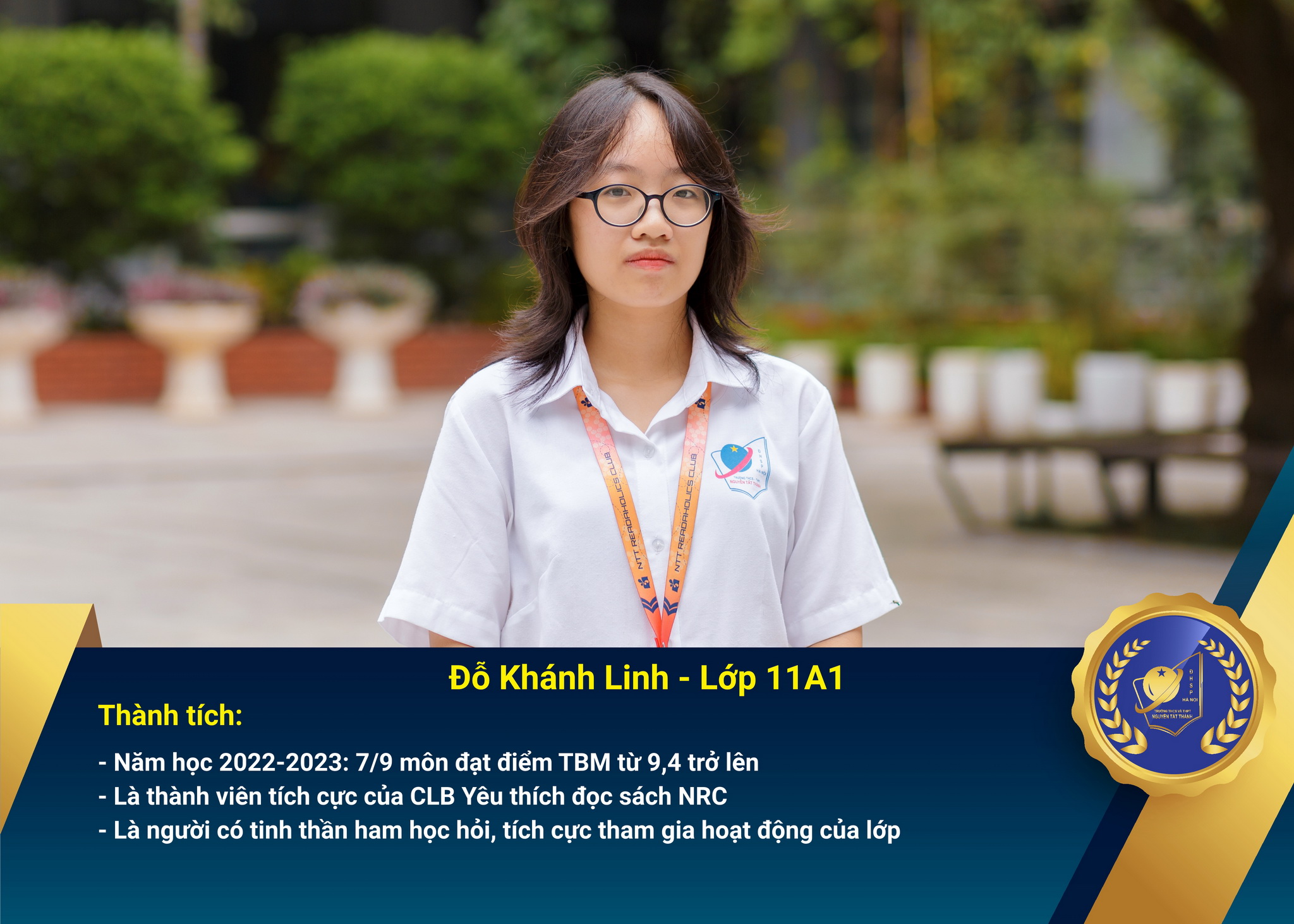 Chân dung Win88 nhà cái không bị chặn nhận Học bổng Nguyễn Tất Thành lần thứ 47 – Khối 11 - năm học 2023 – 2024