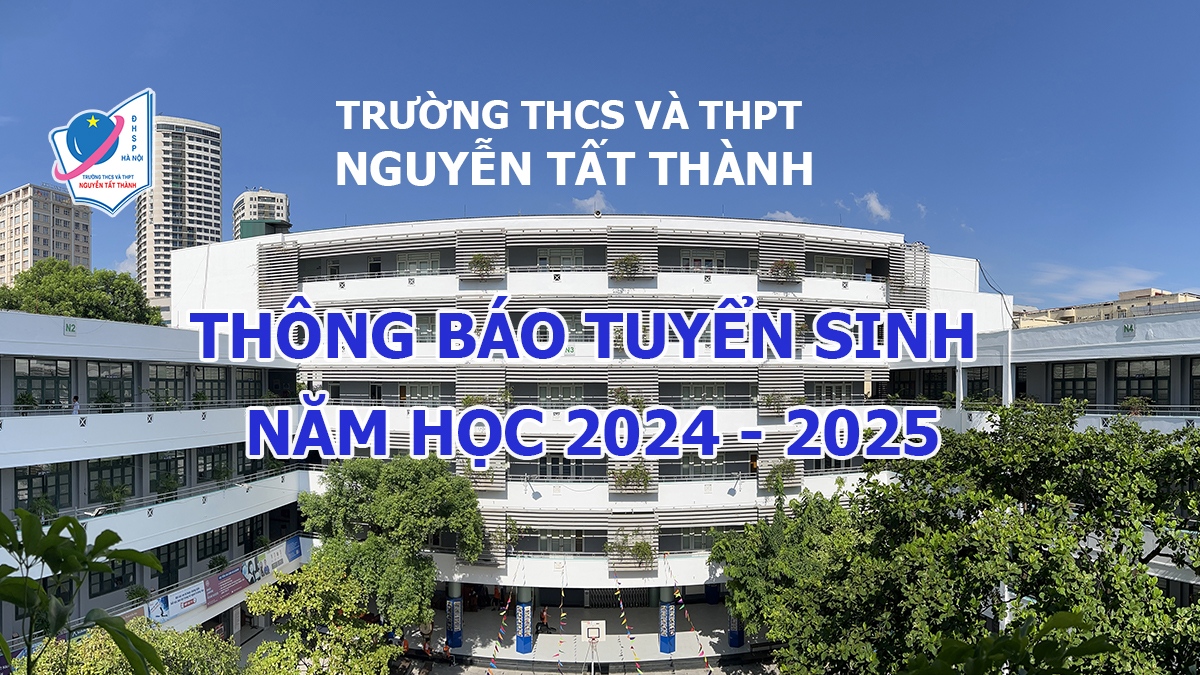 Thông báo tuyển sinh năm học 2024 - 2025