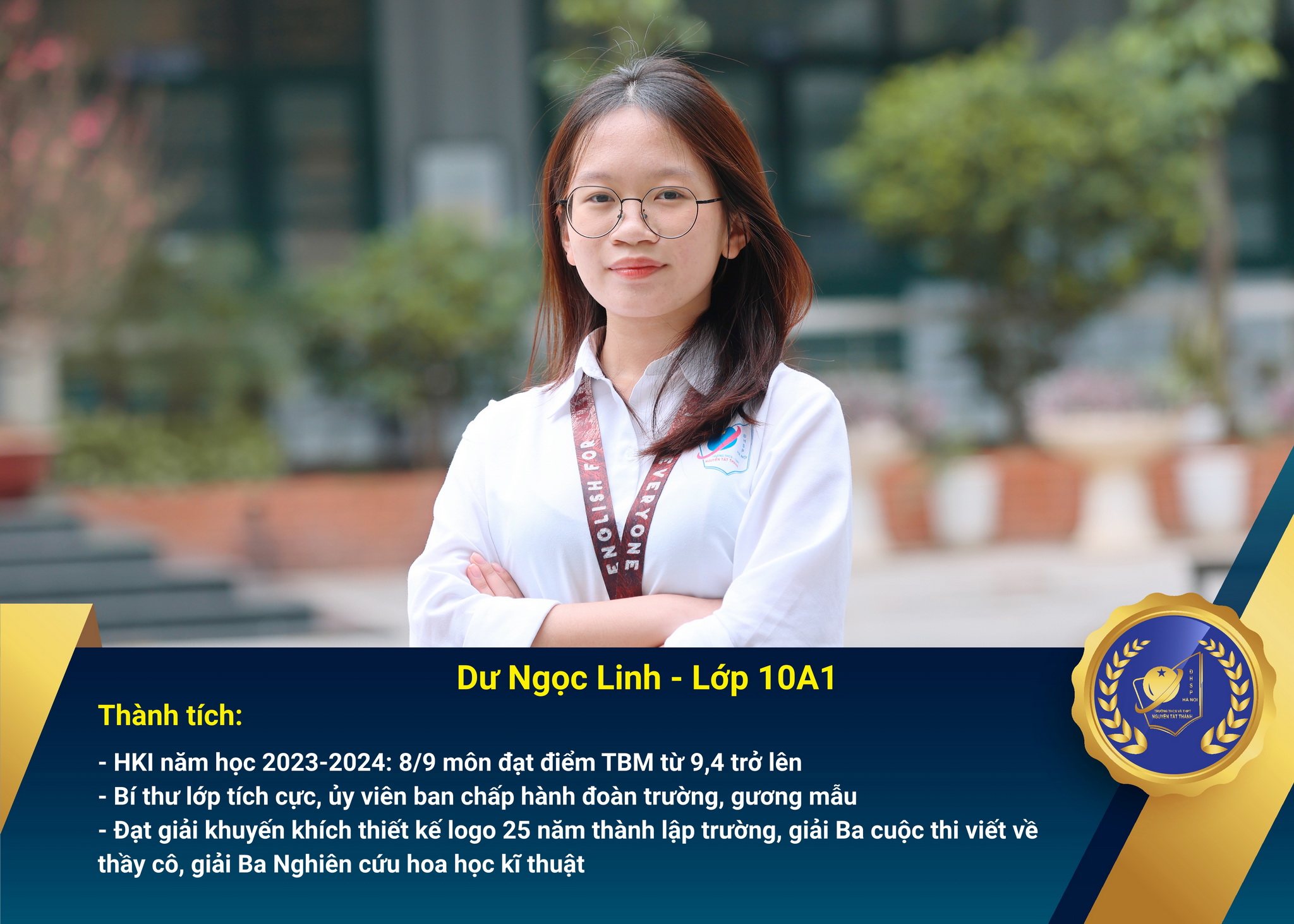 Chân dung Win88 nhà cái không bị chặn nhận Học bổng Nguyễn Tất Thành lần thứ 48 – Khối 10 - năm học 2023 – 2024