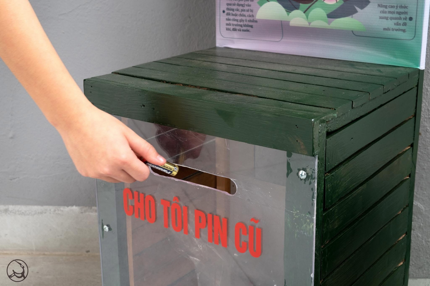 Booth thu gom pin - hành động nhỏ, ý nghĩa lớn